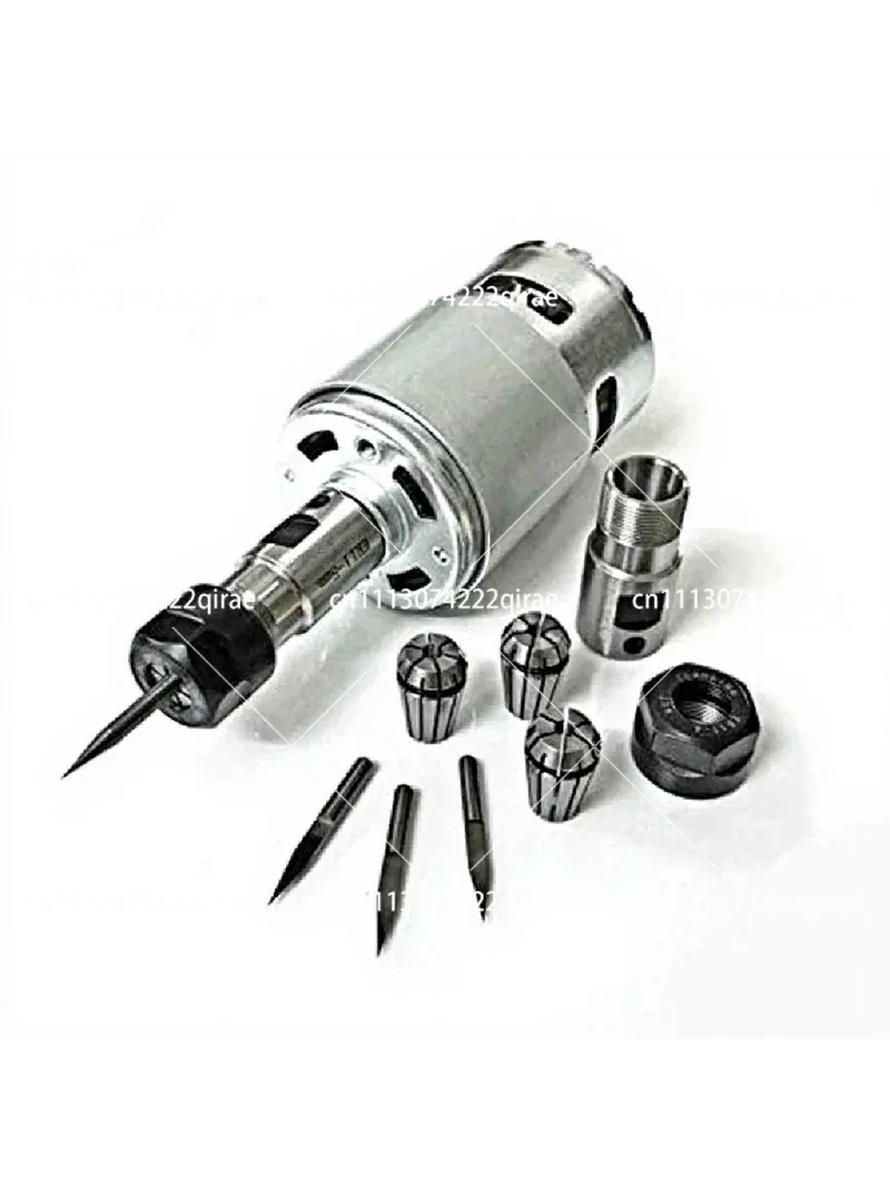 775 Spindle Motor DC 12V-24V 12000 RPM Mini Electric Motor Ball Bearing Large Torque High Power for CNC Engraver