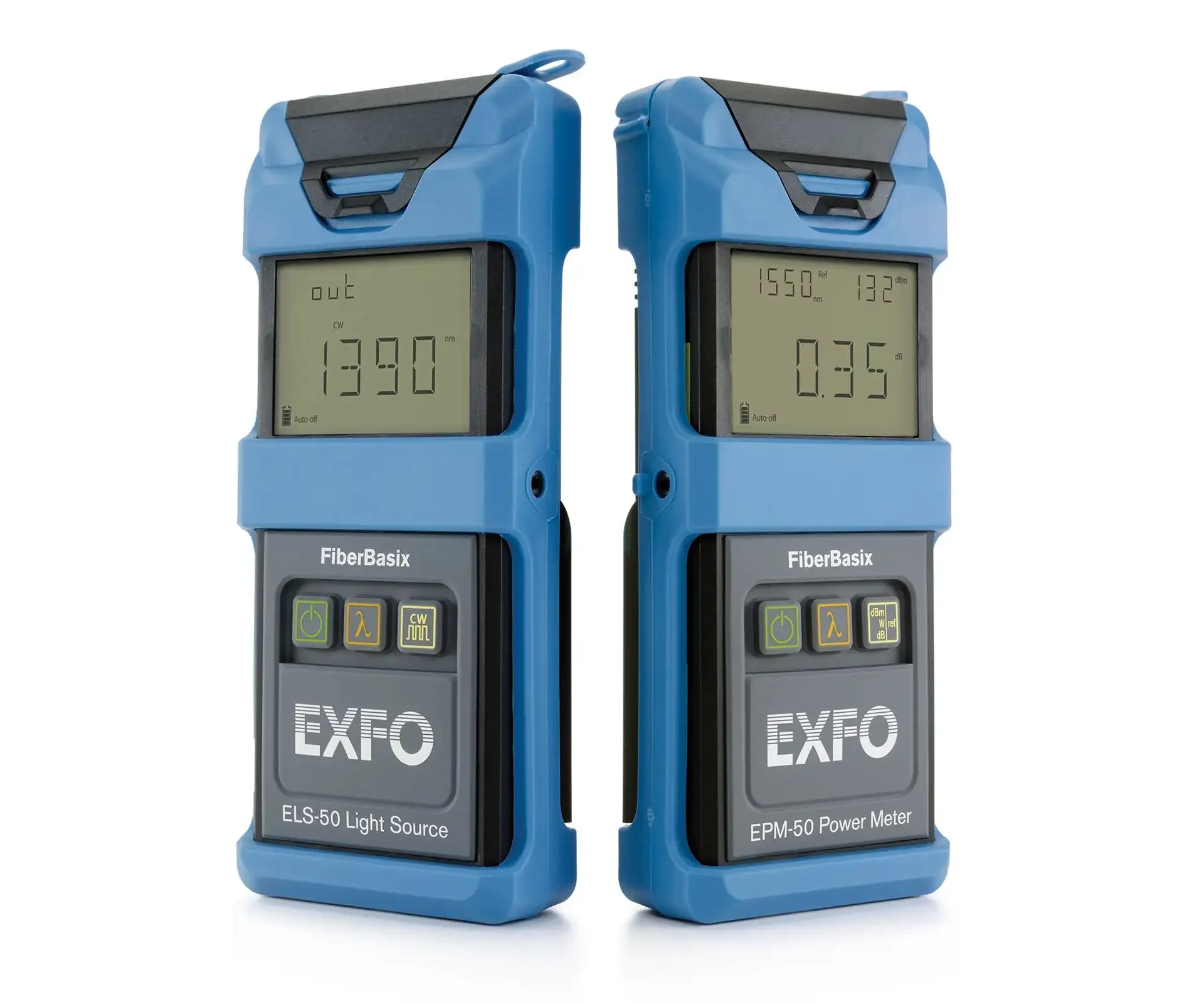 

EXFO power meter EPM-50 fiber optic power meter ELS-50 light source fiber optic power meter FiberBasix 50 handheld testers