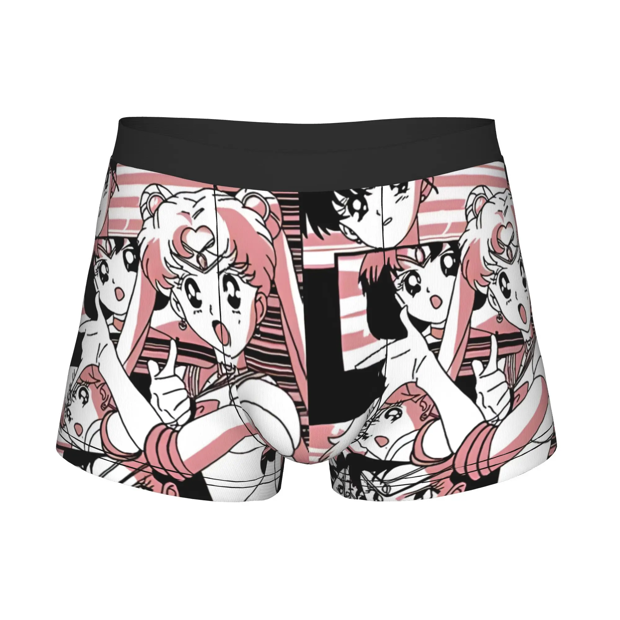 Anime Sailor Moon Aesthetic Bandai Sailor Moon Underpants Homme Panties Man Underwear Ventilate Shorts Boxer Briefs view 3
