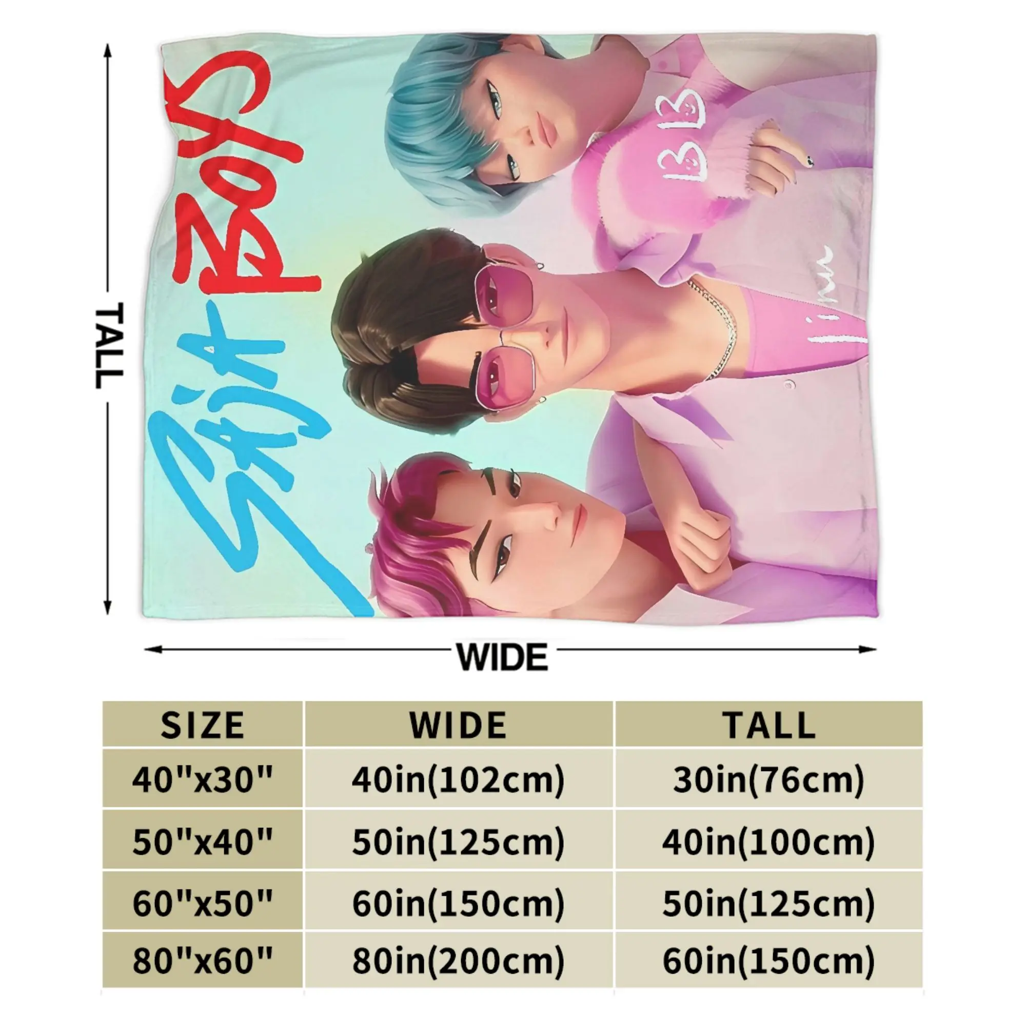 ساجا بنين فريق ريترو ستايل 80s بطانية دافئة لينة الجدة أفخم الفراش يلقي لغرفة النوم السفر الفانيلا المفرش غطاء السرير