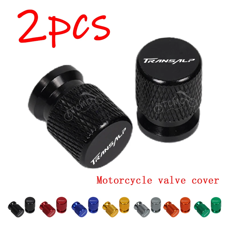 

For Honda Hornet Transalp XL750 XL600 XL 750 600 650 2pcs Motorcycle CNC Aluminum Tire Valve Air Port Stem Cover Caps