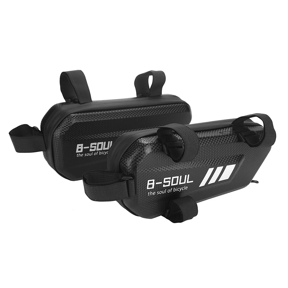 B-SOUL rower elektryczny torba do zawieszenia boczne motocyklowe torby wodoodporne Moto pakiet silnika twarda osłona torby rower górski trójkąt etui