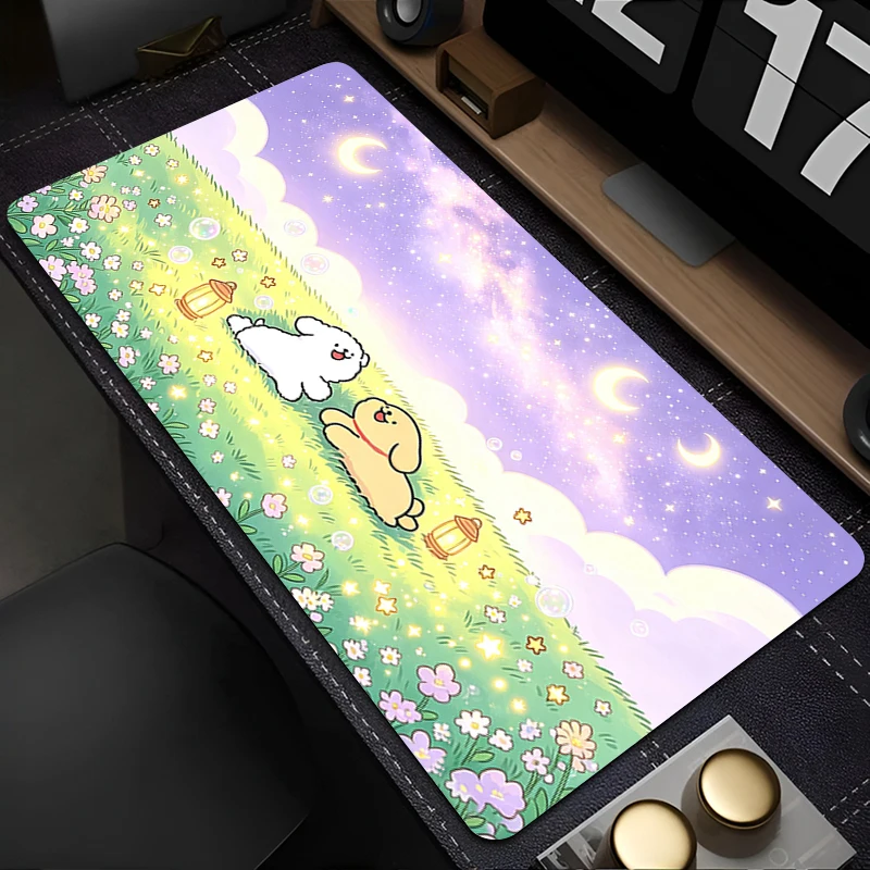 Speed Mouse Pads High-Quality Computer Mousepad Designed specifically Cute Line Puppy Cartoon desk mat Gaming Keyboard Mouse Mat