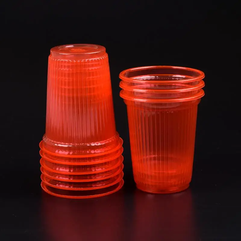 thickened-red-plastic-cups-disposable-wedding-celebration-home-use-tea-water-cups-transparent-color-wedding-party-supplies
