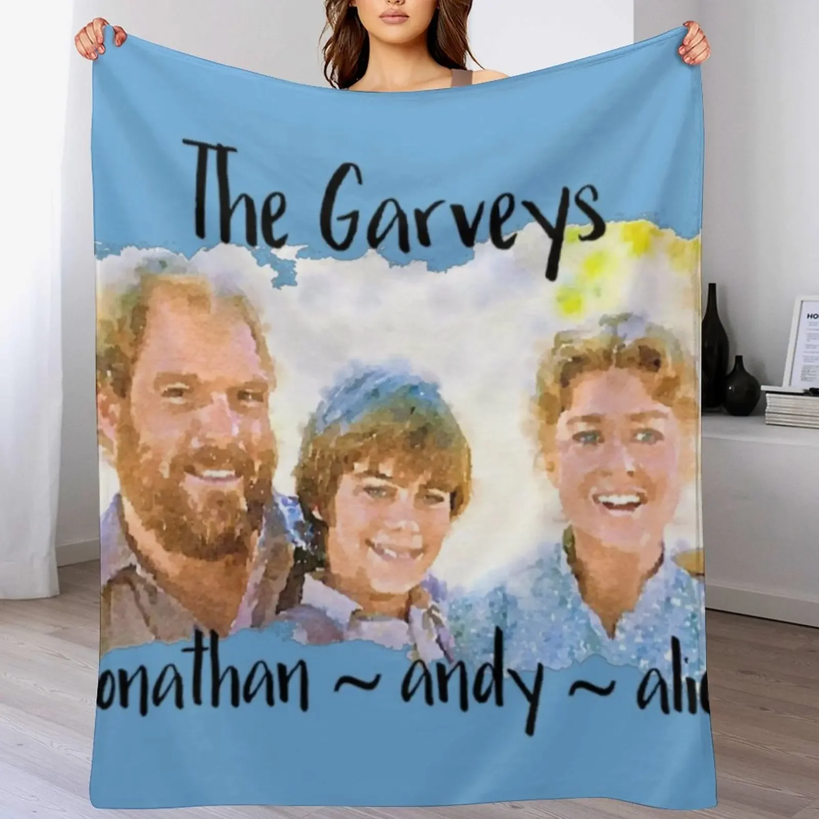 

Garvey Family Little House on the Prairie Throw Blanket Soft Big anime manga Blankets