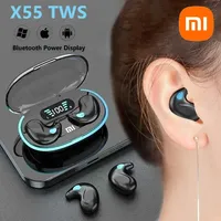 Xiaomi X55 TWS Bluetooth Earphone Sleeping Earbuds Wireless Mini Headphones Stereo Hidden Headsets with Mic HD Call Waterproof