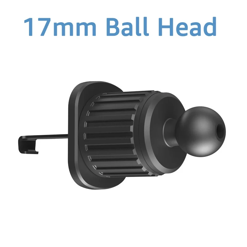Auto Air Vent Clip Halterung 17mm Kugelkopf Basis für Auto Handy Halter Auto Air Outlet Haken für Handy GPS Halterung 1PC – Detail 6