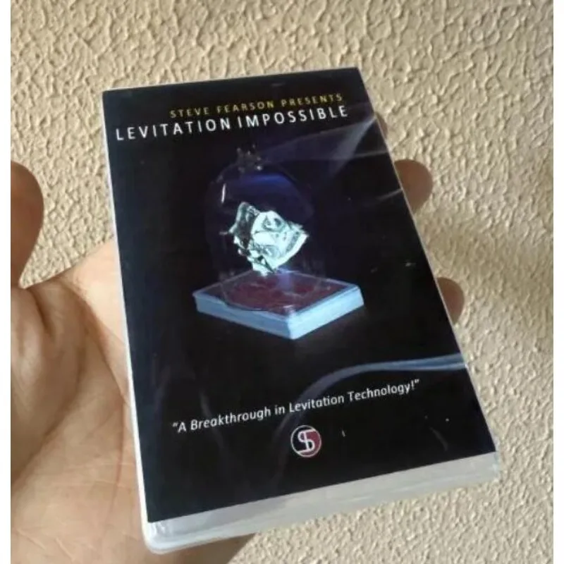 Steve Fearson Levitation Impossible Card Magic Trick Close-Up Illusion, Classic Mentalism Props, Magician Gimmicks & Magic Game