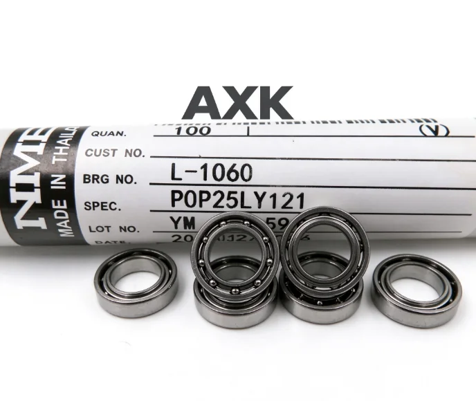 NMB MR106 L-1060 Miniature Ball Bearing 6x10x2.5mm Open Deep Groove 1060 Micro Bearing for Motor RC Hobby