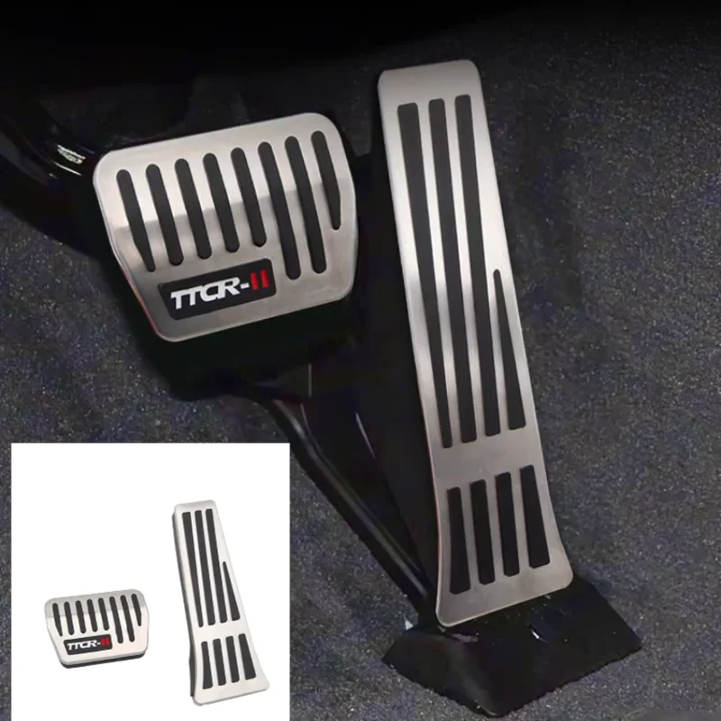 For Genesis G80/G90/GV70/GV80/GV60 2021-2026 Stainless Steel Foot Pedal Accelerator Gas Fuel Brake Pedal Rest Pedal Cover