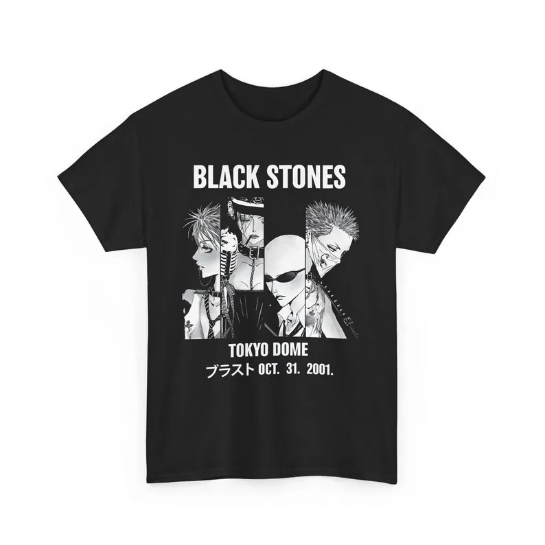 

Японская футболка в стиле аниме «Нана», стильная одежда, оверсайз, унисекс, подходит для всех сезонов, уличная мода, трендовая футболка высокого качества