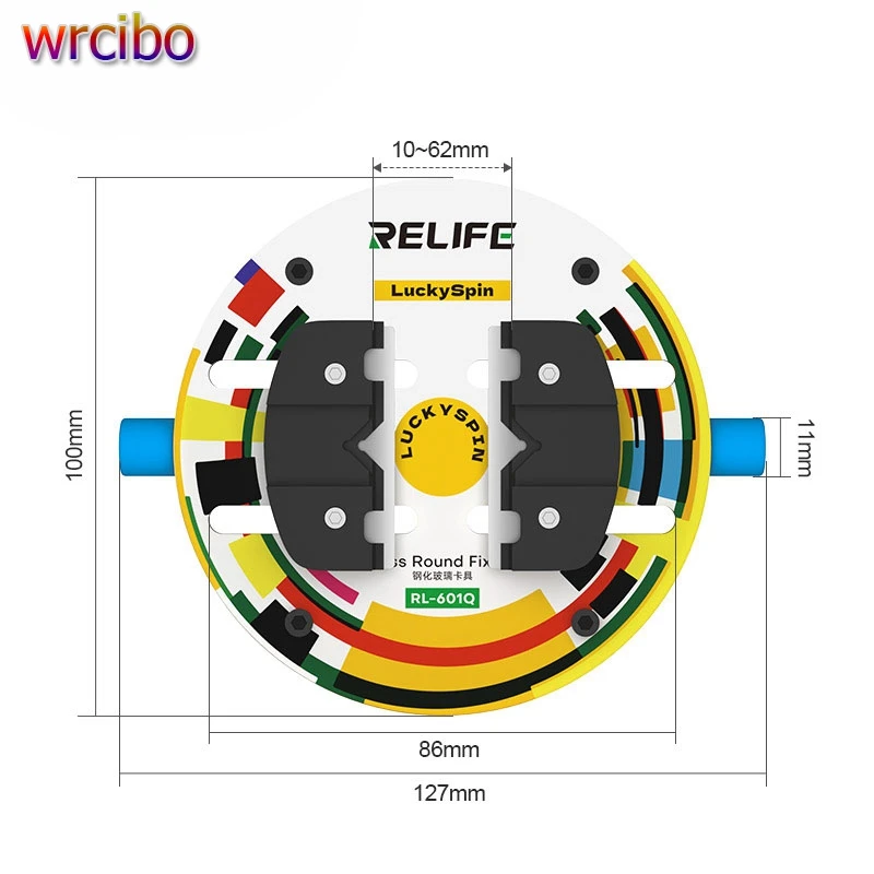 

RELIFE RL-601Q ремонт чипа материнской платы мини вращающееся приспособление для удаления клея процессора BGA ремонт пайки теплоизоляционный стеклянный держатель