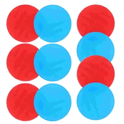 10pcs Durable Acrylic Faucet Indicator Labels Water Temperature Markers Hotel Guesthouse Hot Cold Stickers For Tap Portable Soap