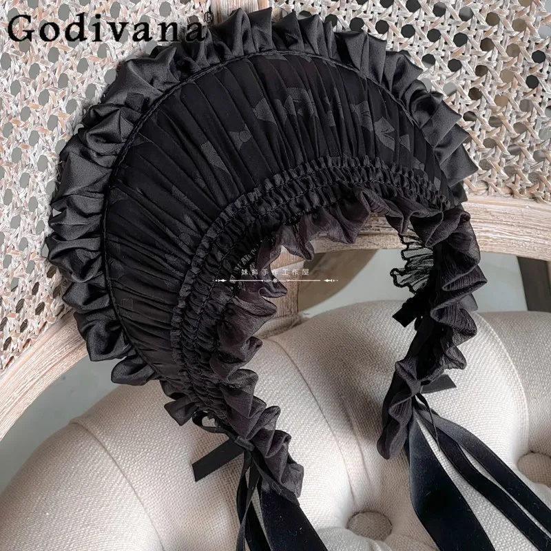 

Новинка 2023 года, японская оригинальная шляпа ручной работы в стиле Лолиты BNT, милая женская милая универсальная декоративная шляпа для косплея