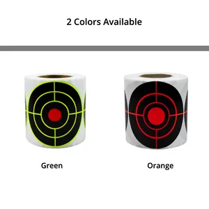 200Pcs Auto-adesivo Tiro Alvo Adesivo 7.6cm Splatter Splash Amplificador Prática Reativa Treinamento Caça Adesivos 8 principais vendas adesivos de armas - №1