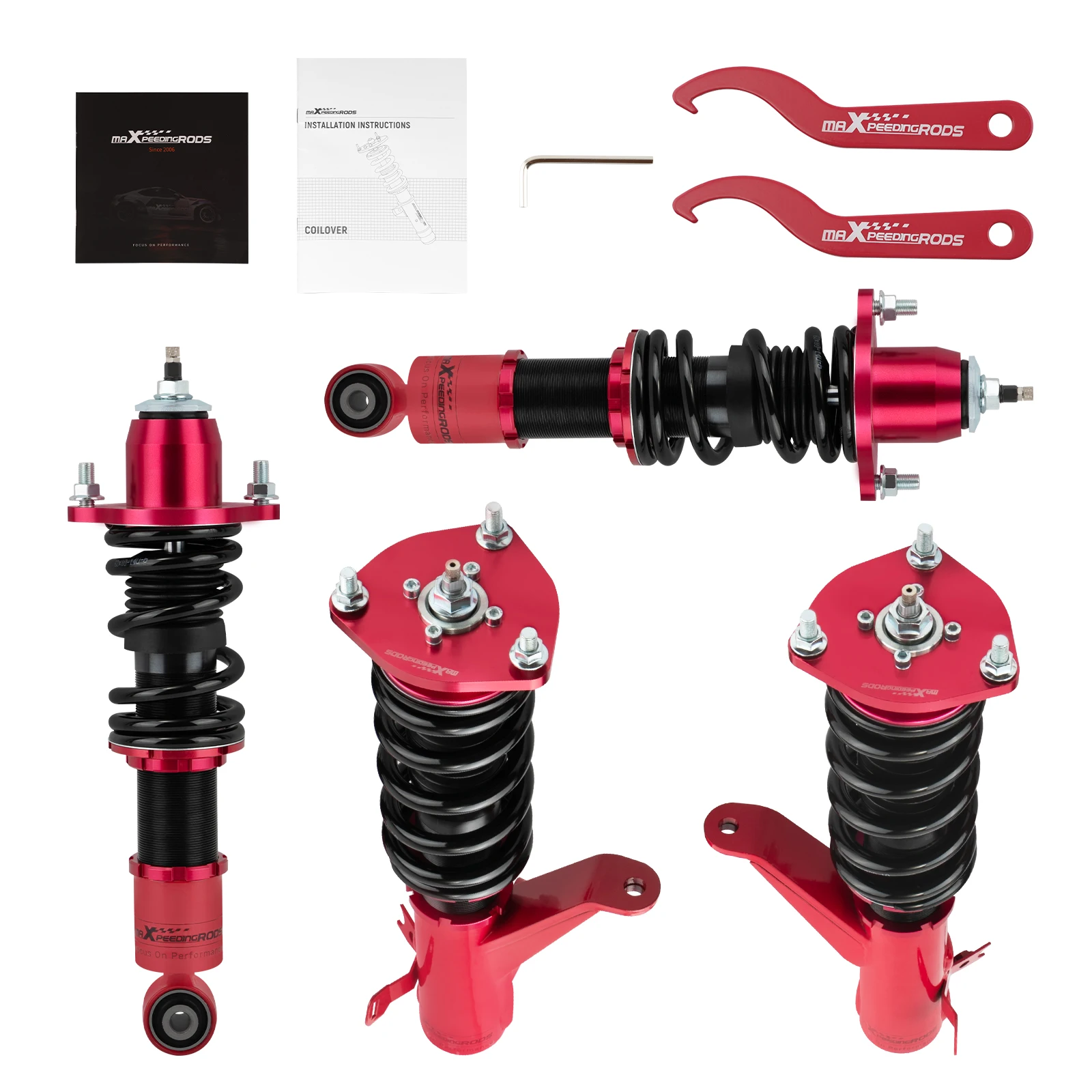 MaXpeedingrods Coilovers 24 Level Damper Kit for Honda Civic & SI 2001-2005 Adjustable Height