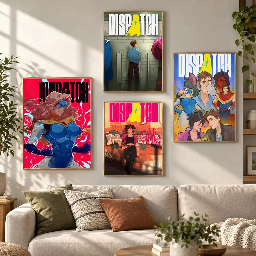 Video Game D-Dispatch Poster HD Waterproof Aesthetic Wall For Home Decor Trendy Durable Easy To Apply Art