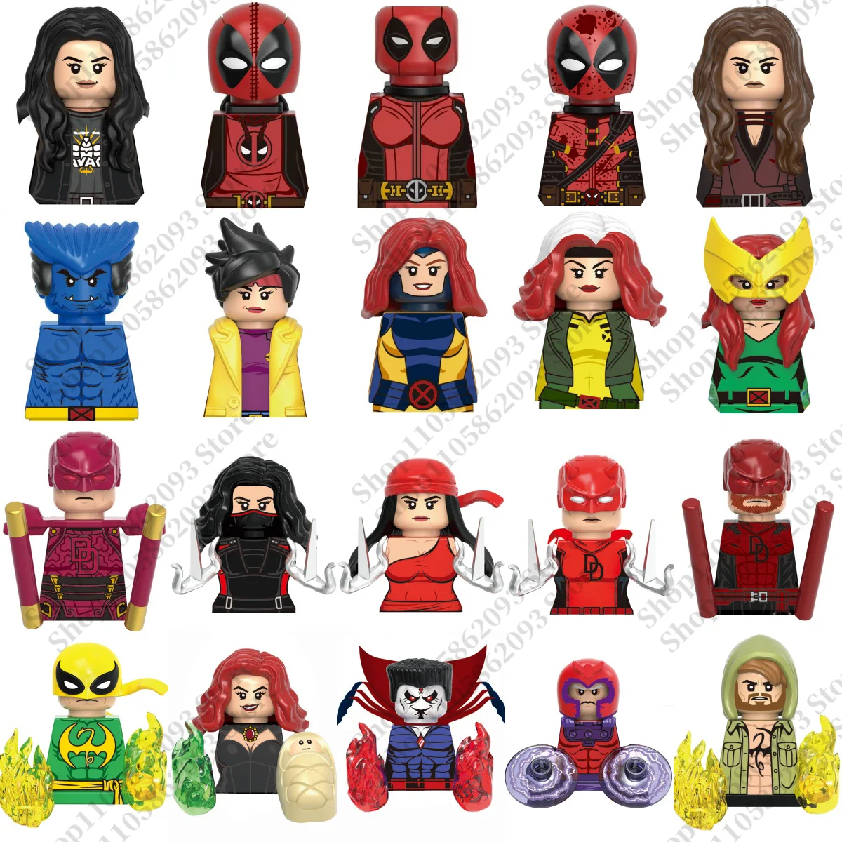 New Superhero brick toys G0198 Suitable for collection Assembled toys Heroic character model building blocks party gifts