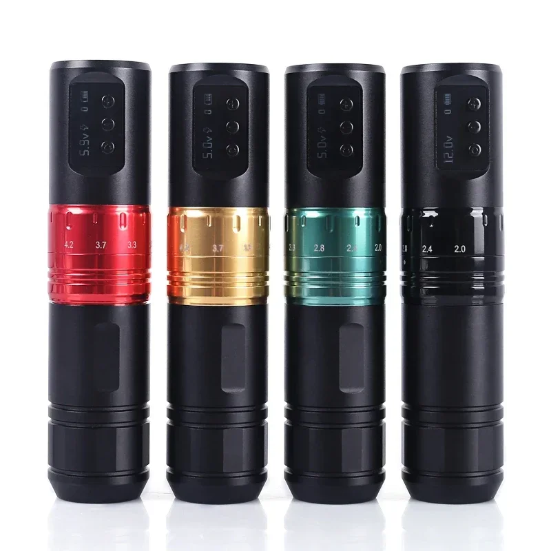 2.0mm-4.0mm Stroke Wireless Tattoo Battery Pen with Stroke Professional Motor All-in-One Machine