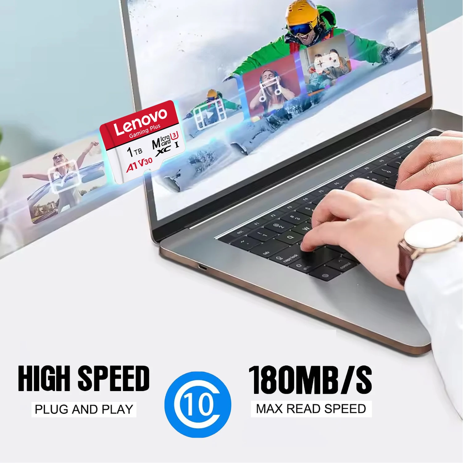 Lenovo Original Memory Card 128GB Smart SD Card 512GB Class 10 High Speed TF Card for Nintendo Switch