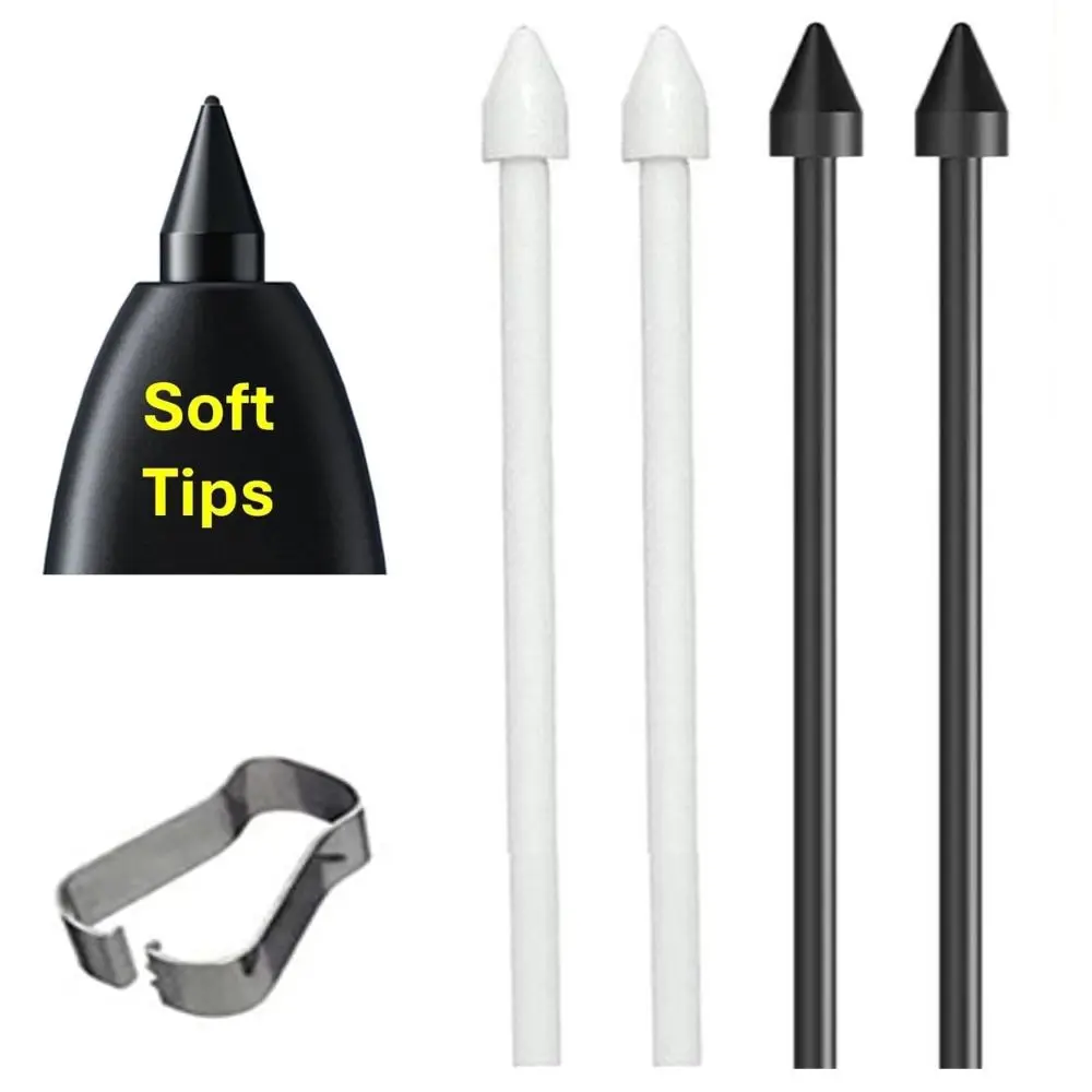 

with Tweezer Stylus Pencil Nibs Silent Smooth Pen Tips Replacement for Samsung Galaxy Tab S22 S23 S9 S8 S7 S6 Note10/20 Ultra