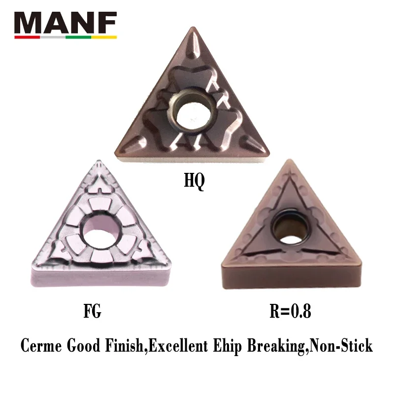 MANF Lathe Tools Turning Coated Ceramic Inserts TNMG 160404 tnmg331 TNMG 160408 tnmg332 Good Finish More Wear Resistant