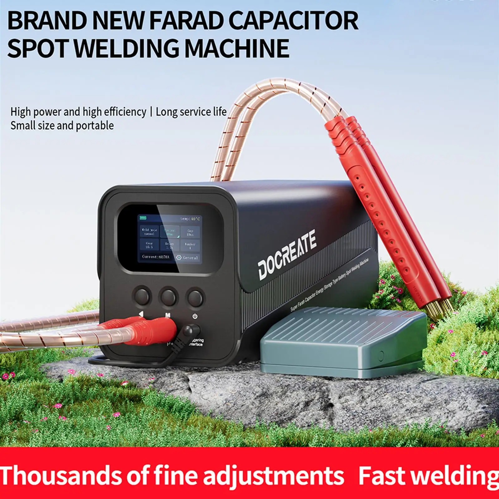 Welding Machine with 2.0 Inch Screen Spot Welder Controller for Battery Assembly and Mobile Phone Maintenance