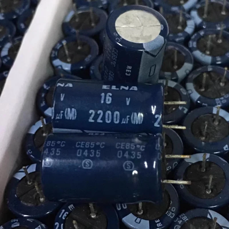 5 STKS/PARTIJ 16 V 2200 UF RE3 Koorts Audio Filtering Elektrolytische Condensator