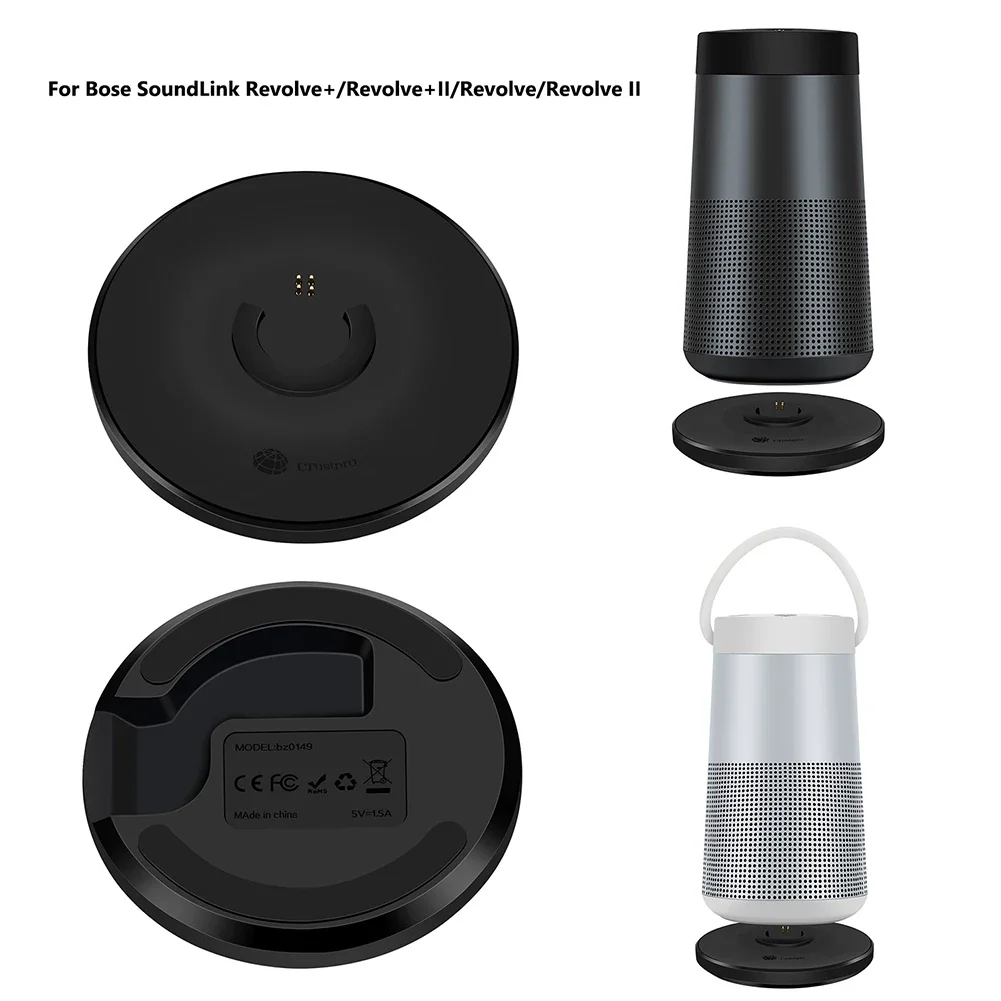 USB Charging Cradle Holder Speaker Accessories Universal Charging Stand Cradle Replacement for Bose SoundLink Revolve/Revolve II