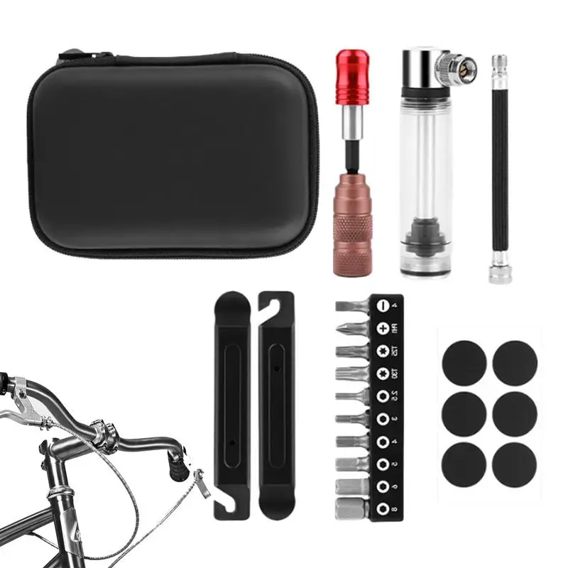 Multifunction Tools Repair Kits Maintenance Kit for Mountain Bike Magnetic Automatic Clamping Bike Repair Tool for Road Bikes