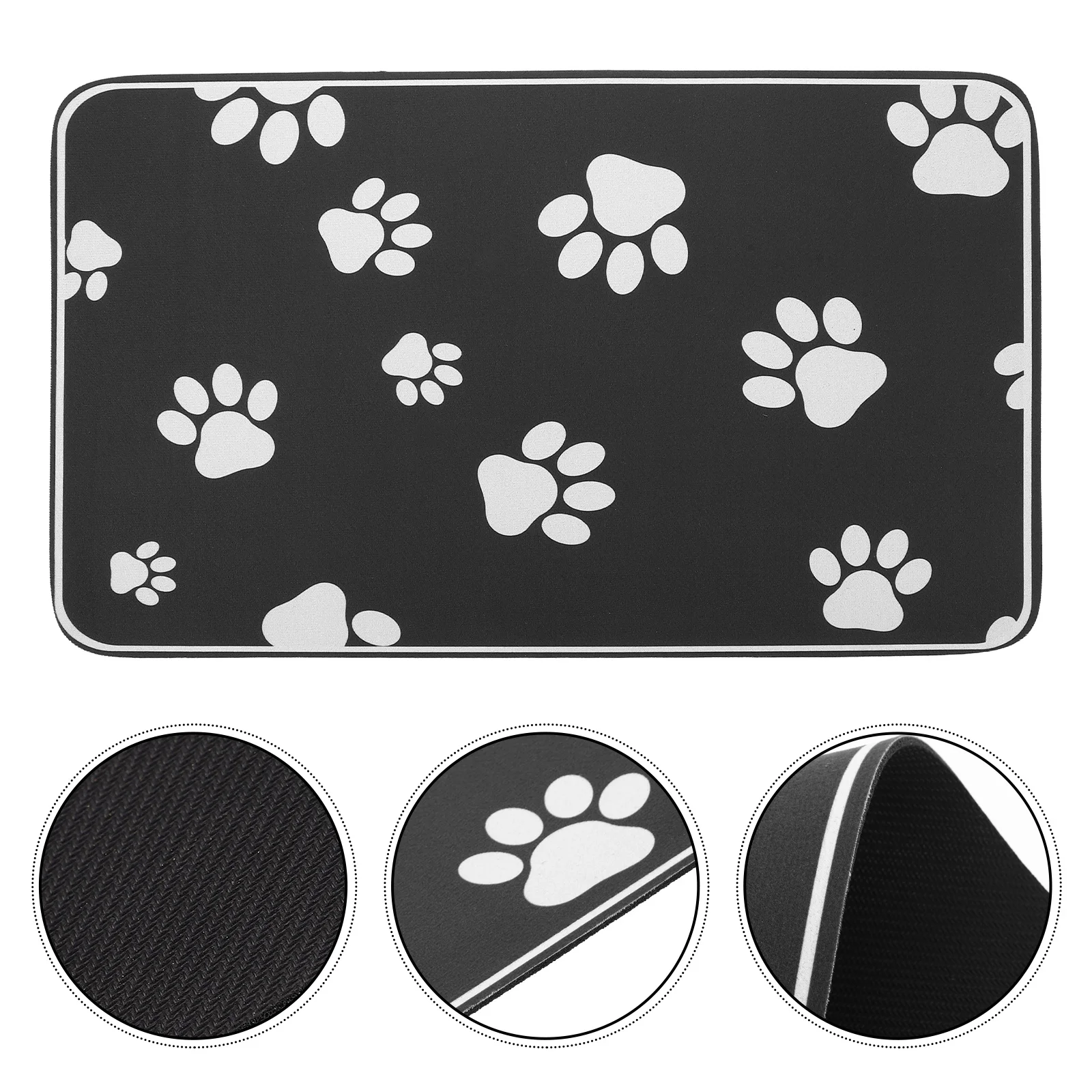 

3Pcs Pet Food Mat Waterproof Anti-Slip 30x50cm Insulated Comfortable for Cats Dogs Puppy Dining Mat Dog Food Mats for Floors