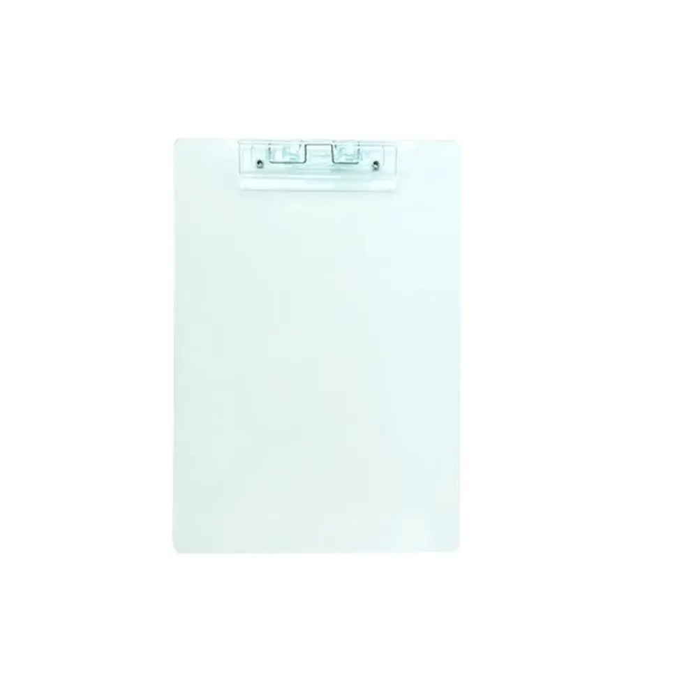 

With Low Profile Gold Clip Transparent A4 Clipboard Document Folder Writing Sheet Pad A4 File Folder Organizer Writing Tablet