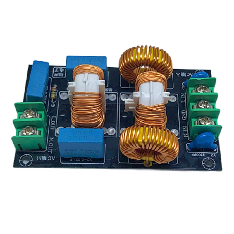 【جديد】مرشح الطاقة EMI Hifi مضخم الصوت مرشح إمداد الطاقة الوضع المشترك لوحة التصفية الكهرومغناطيسية الحالية العالية