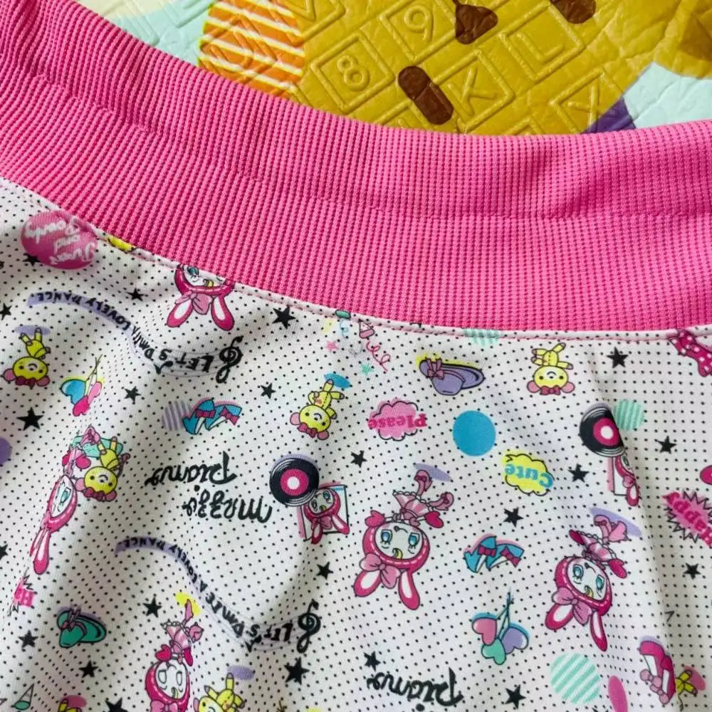 Jupe courte en dentelle japonaise Minisk343 pour femmes, jupe trapèze pour filles, vintage, mignon, kawaii, imprimé lapin, été, chic, mode, jupes Y2K, 2024