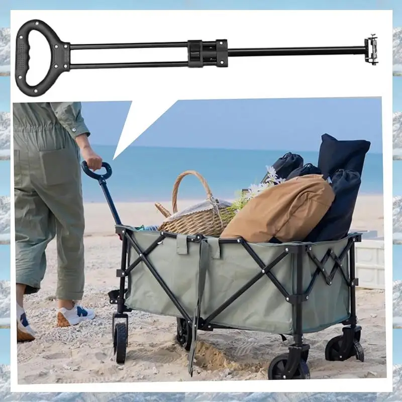 

L81A 2025-Replacement Wagon Handle - Expandable Cart Pull Handles For Enhanced Stroller Functionality