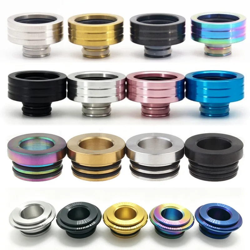 1PC 510 to 810 Adapter 810 to 510 Connector Aluminum Stainless Steel POM Heat Resistant Heatproof Drip Tip Adapter - view 2
