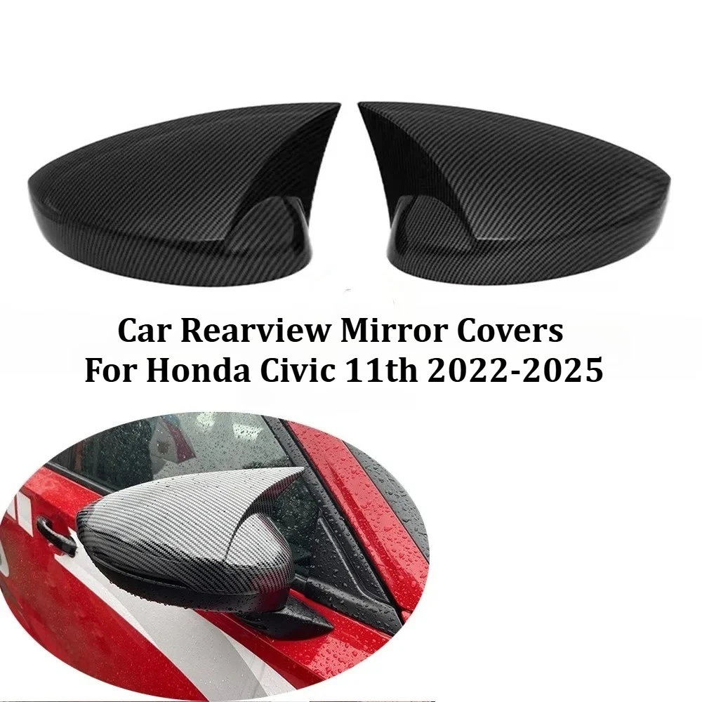 

Car Rearview Mirror Covers for Honda Civic 11th 2022-2025 Shell Caps Housing Exterior Car Accessories Aftermarket Parts