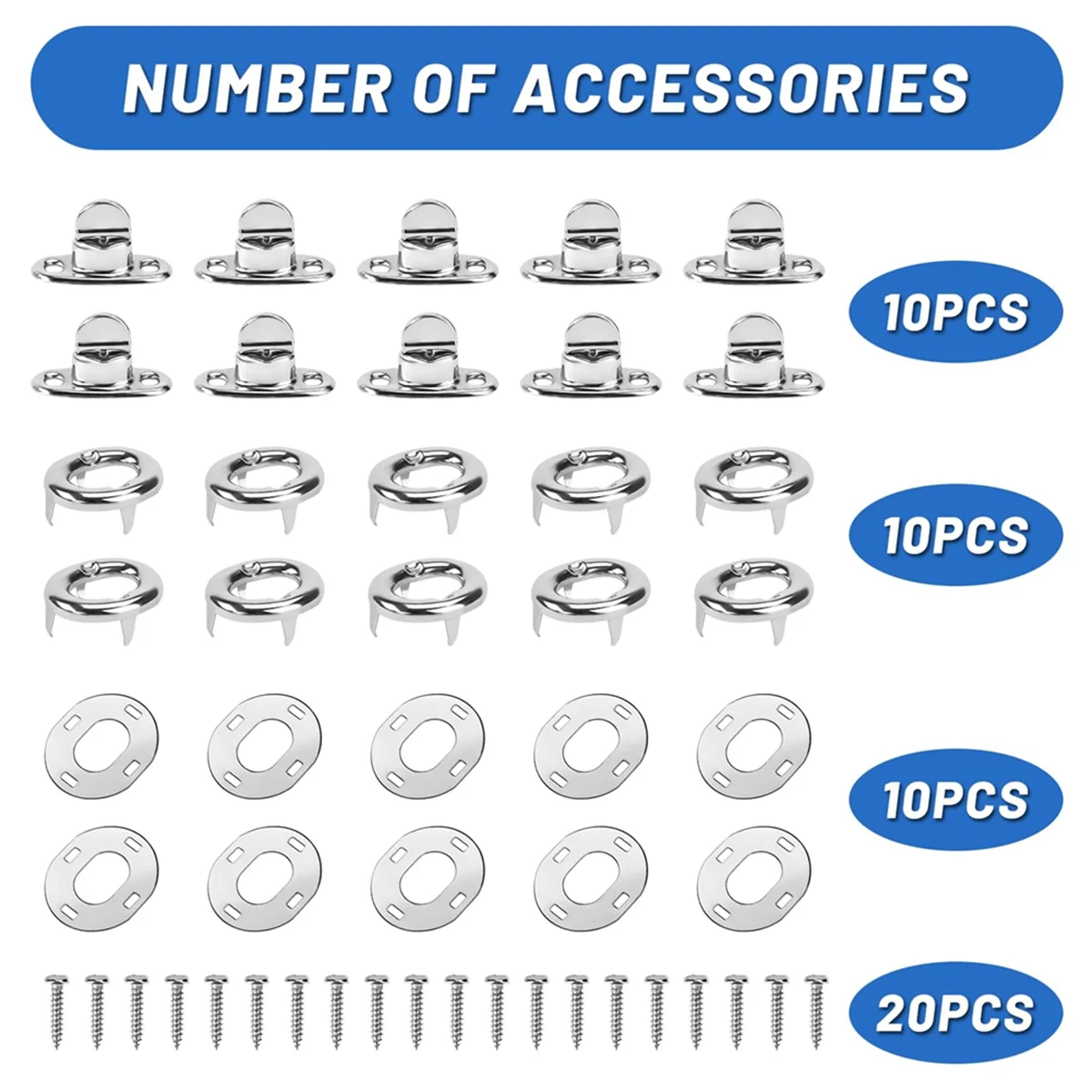 New 10Sets Marine Grade Twist Lock Fasteners Turn Button Eyelet,for Canvas Marine Boats Sailboats RVs Fastener Turn Buttons