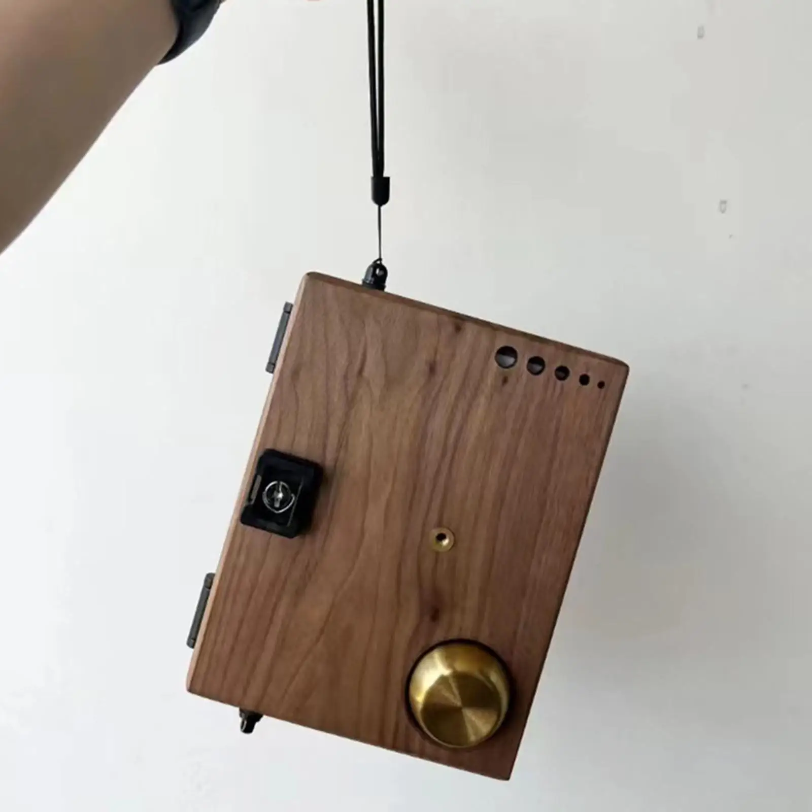 Portable Travel Watercolor Painting Palette Outdoor Sketching Wooden Paint Case Paint Tray DIY Watercolor Paint Palette Box