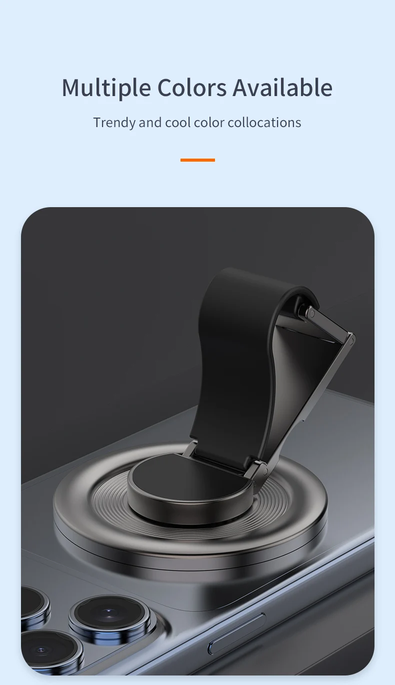 Starker magnetischer Telefonhalter für Magsafe, 360-Grad-Drehung, Magnet-Fingerring-Ständer, kompatibel mit iPhone 17 15 16 Xiaomi – Detail 3