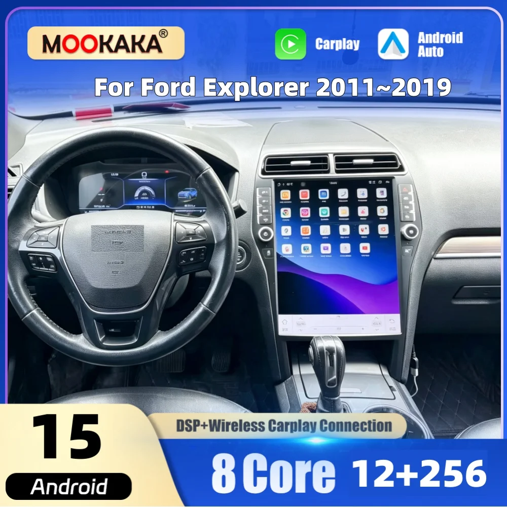 16.2 inch Car Multimedia Player Android Screen For Ford Explorer 2011~2019 Car Radio GPS Navigation SWC CarPlay Auto Head Unit