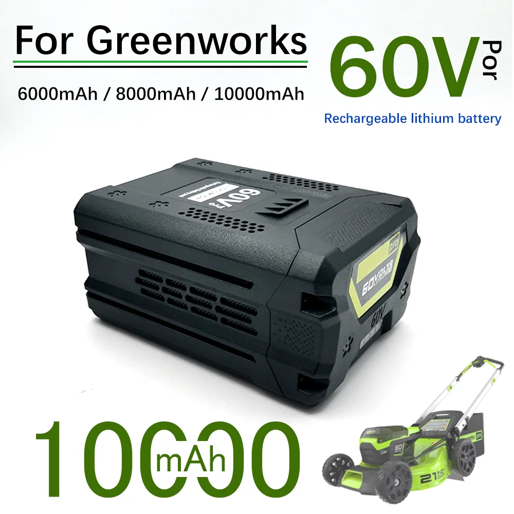 

10000mAh For Greenworks 24V 40V 60V 80V 82V BLF442 CSC404 CSF401/405 82CS27 82CS34 82BH22 82BD250 Power Tool Battery
