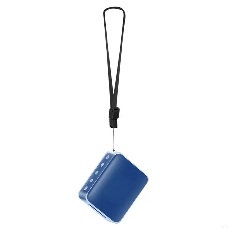 

G6DD Waterproof Travel Bag Shockproof Silicone Bag for GO 2 Speaker Large Capacity
