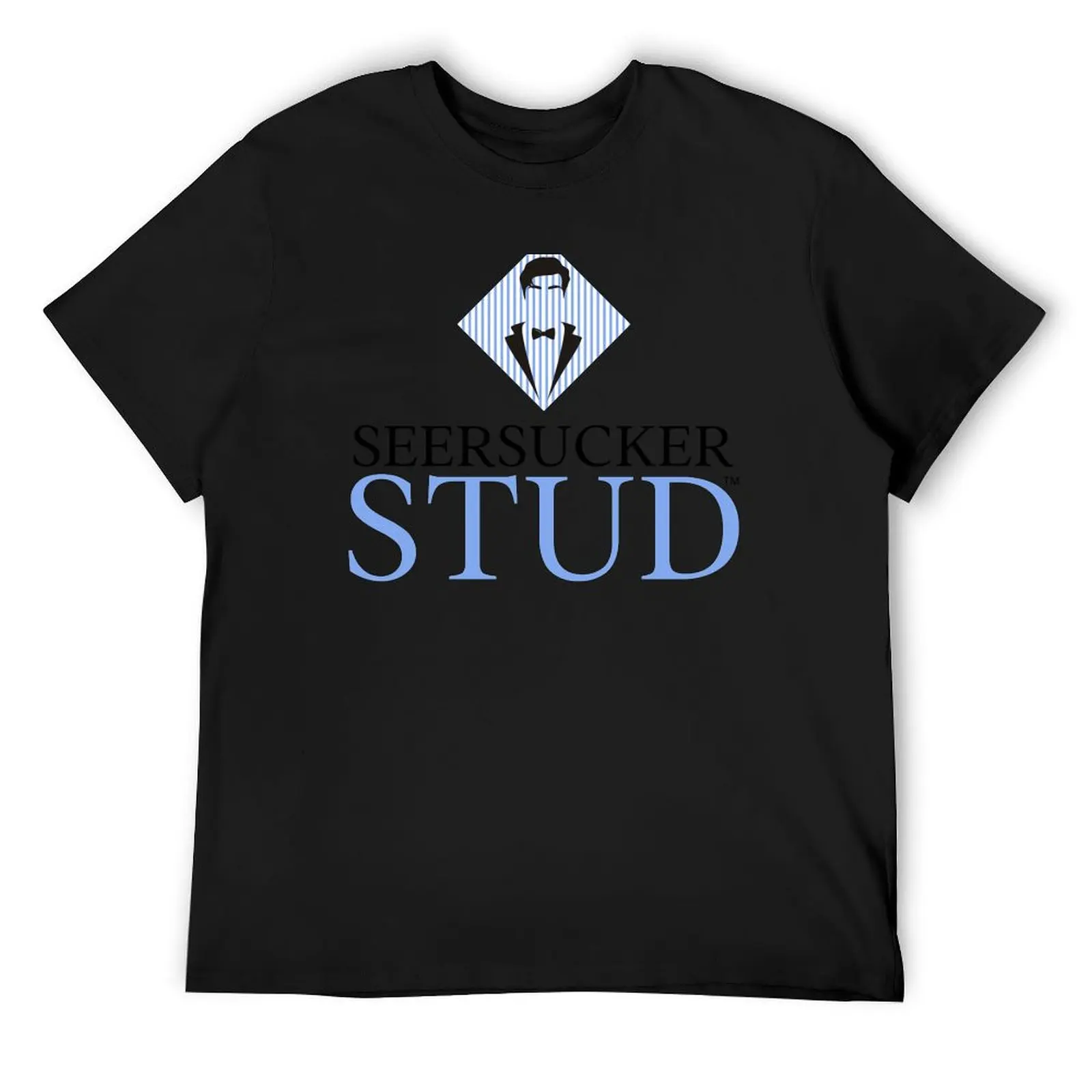 Seersucker Stud Logo T-Shirt boys animal print blanks mens cotton t shirts