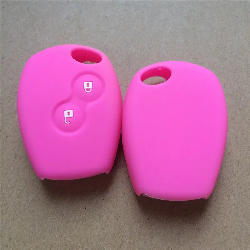 silicone car key case for Renault 2 button Clio Scenic Megane Duster Sandero Captur Twingo Modus remote control cover