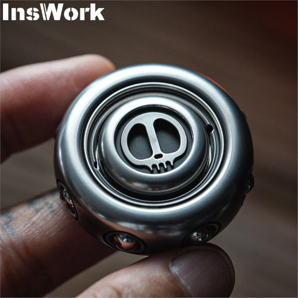 Lautie SAM Fidget Spinner, Descompressão do Filho do Diabo, Rotação de Dedo EDC, Anti Stress, Spinning Mágico, Brinquedos Anti-Stress