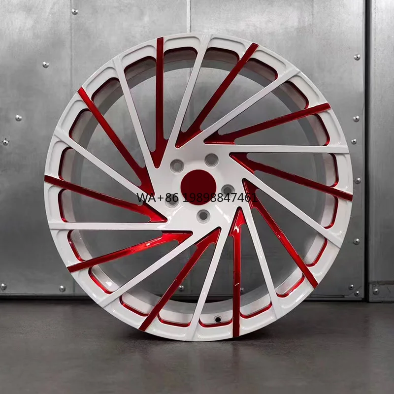 

Factory New Multi-Spoke 6061 Aluminum Alloy Rims Gloss Black Red Custom Wheels for Land Rover Range Rover Sport Forged Wheels
