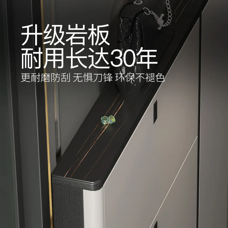 Extremely narrow solid wood small apartment, simple cm at the entrance of the household and tipping bucket entrance.