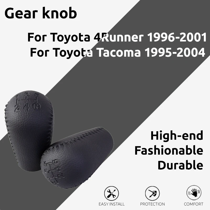 For Toyota 4 Runner 1996-2001 For Toyota Tacoma 1995-2004 5/6 Speed Manual Leather Car Gear Shift Knob Auto Modification Parts