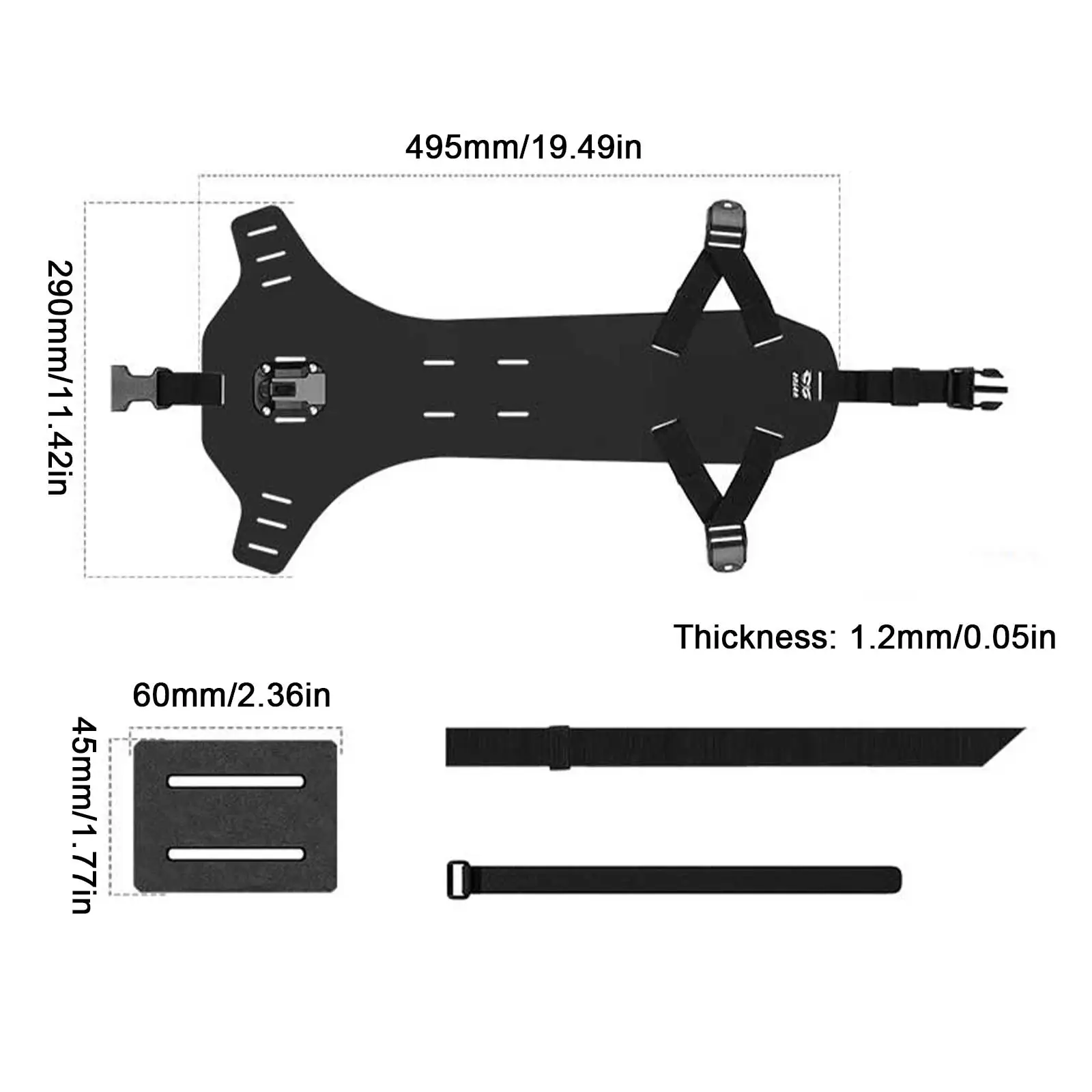 Bike Rack Bicycles Saddle Tail Bag Stabilizer Bracket Adjustable Bike Saddlebag Tail Bag Carrier MTB Road Cycling Accessories image 6